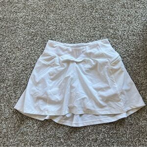 White tennis skirt/athletic skirt